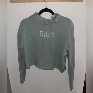 HYDROJUG CROPPED HOODED SWEATER
